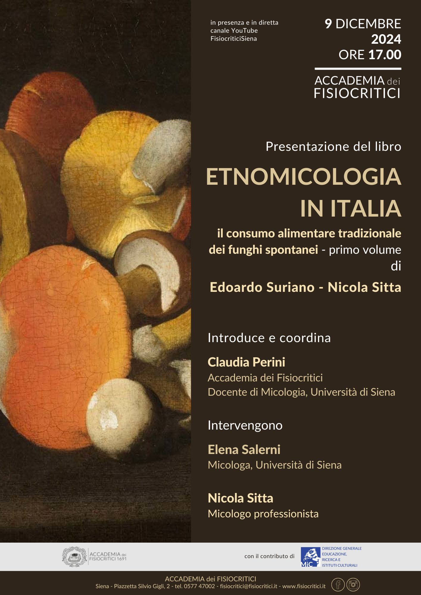 2024.12.09 Presentaz. libro Etnomicologia in Italia